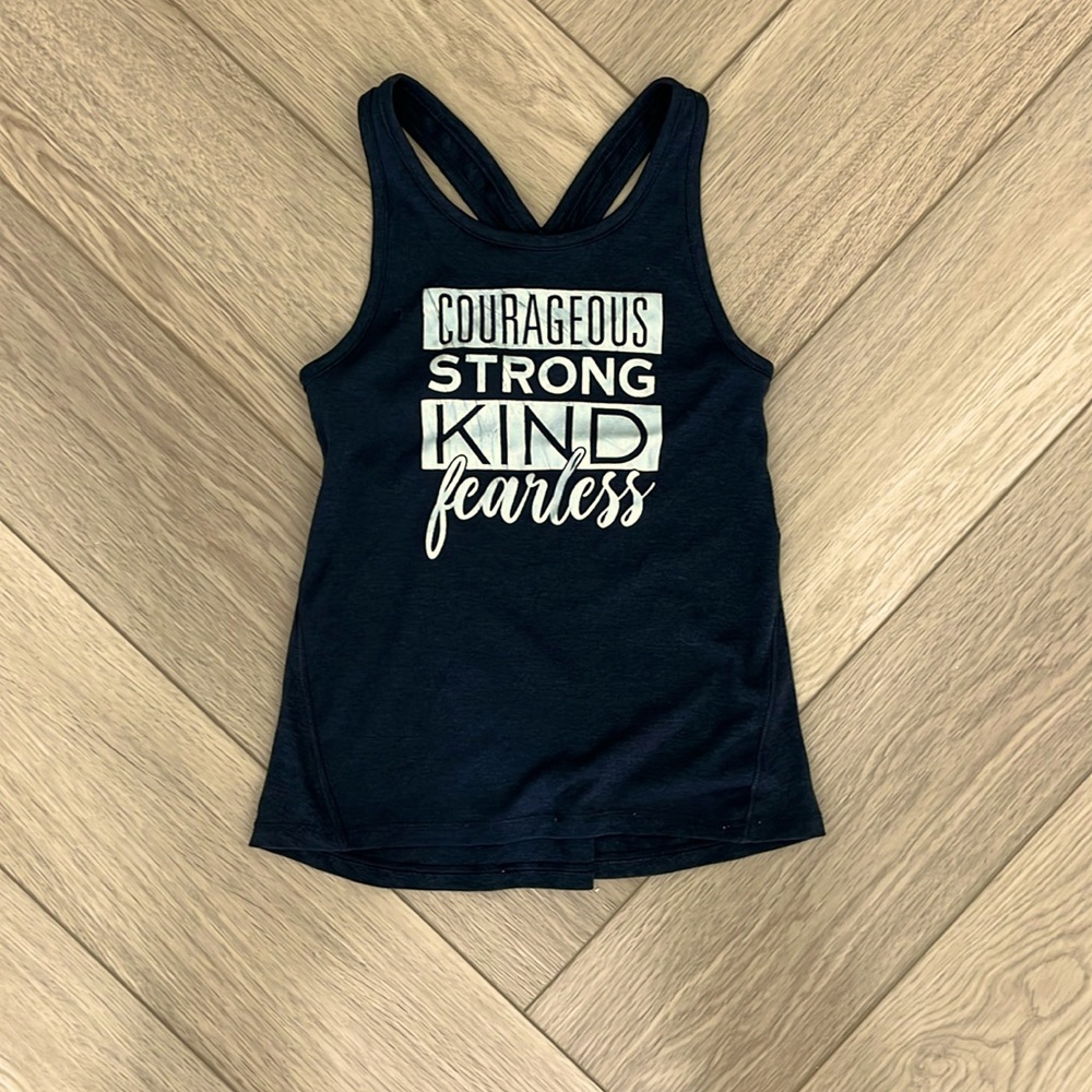 Champion “courageous strong kind fearless” tank top